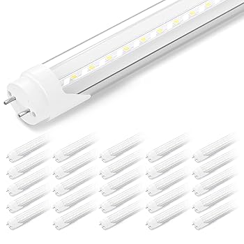 SHINESTAR 25-Pack T8 LED Bulbs 4 Foot, Ballast Bypass, Tube